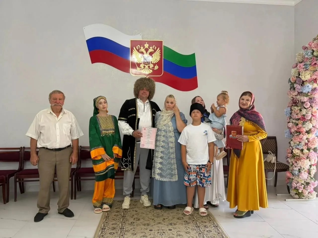 В Избербаше зарегистрировали брак гостей из Мордовии