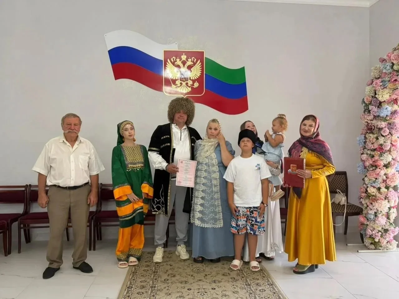 В Избербаше зарегистрировали брак гостей из Мордовии