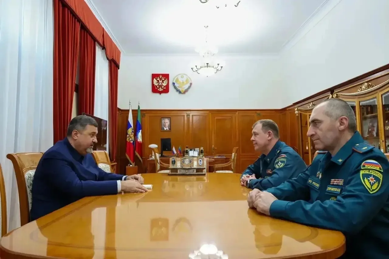 Фёдор Щукин и Вячеслав Бутко обсудили восстановление Дагестана