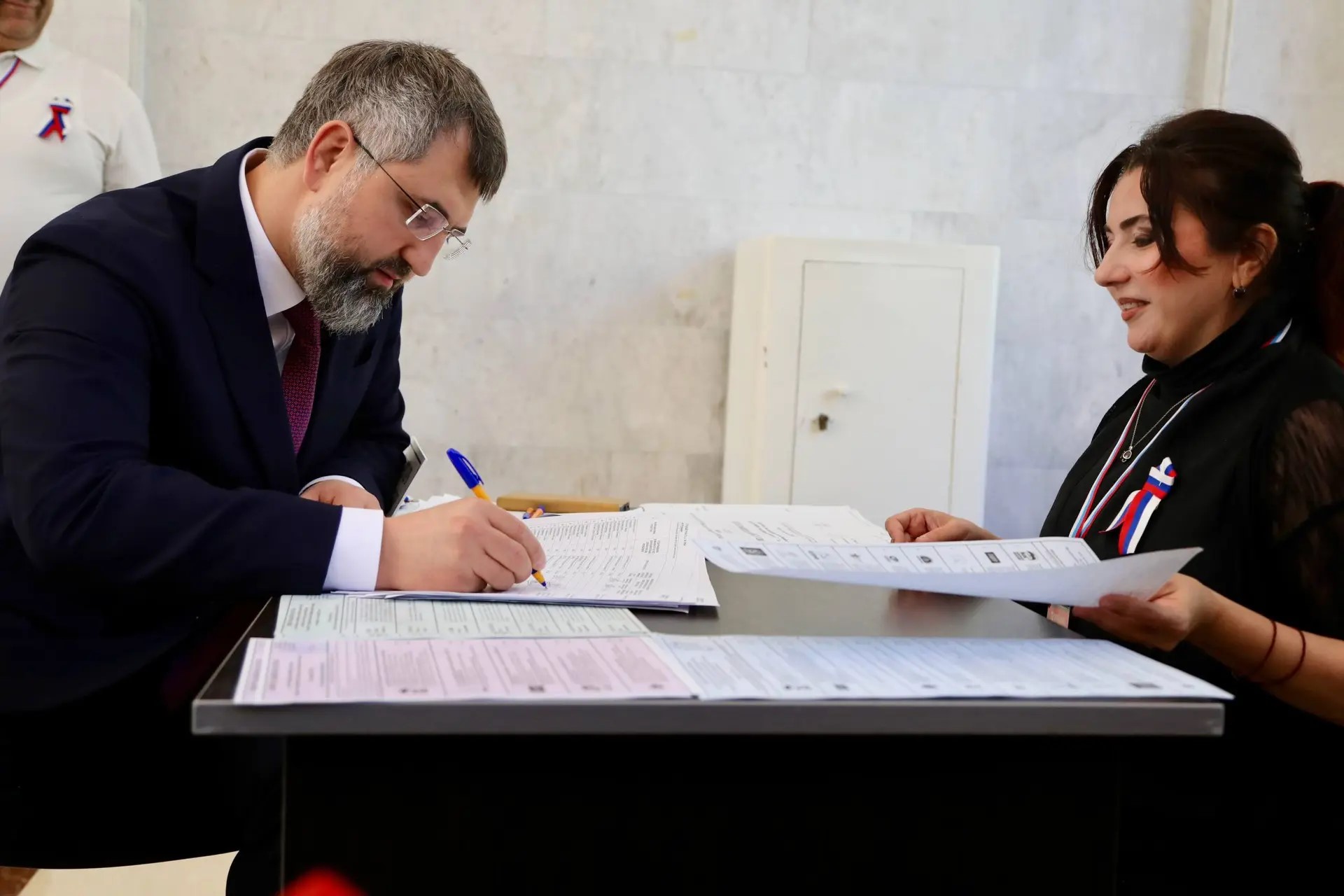Магомед Рамазанов проголосовал на выборах в Махачкале