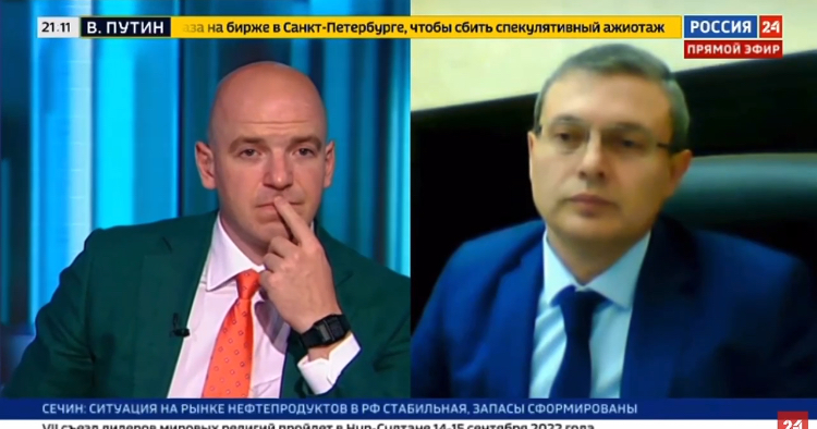 Манвел Мажонц в прямом эфире канала «Россия-24» рассказал о принимаемых мерах по ликвидации ЧС