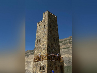 Открытие башни «Гимерсо-кала» в Цумадинском районеДиана Муталибова