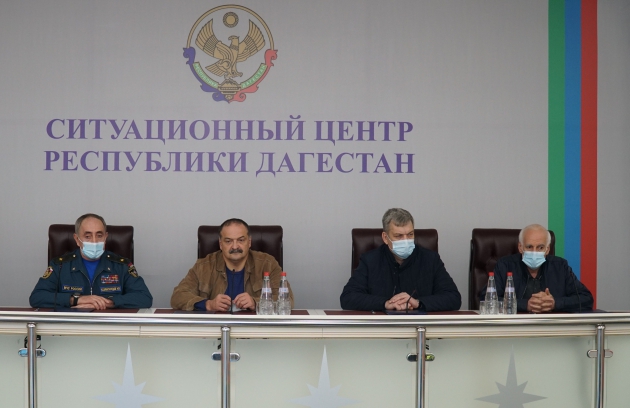 Врио главы Дагестана посетил Ситуационный центр республики