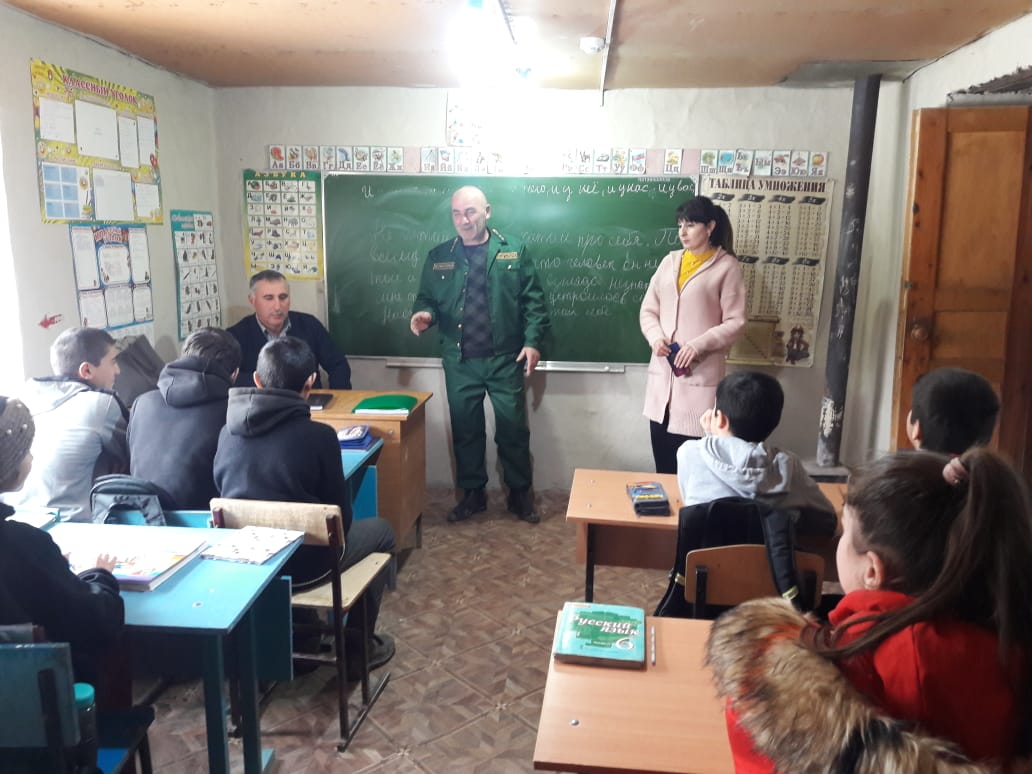 В школах С.Стальского района проходят открытые уроки на противопожарные темы
