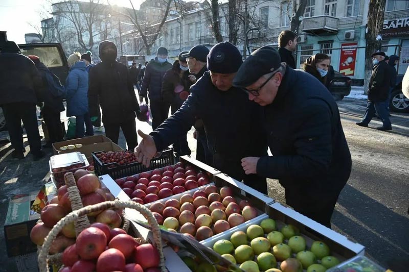 Очередная сельскохозяйственная ярмарка прошла в Махачкале