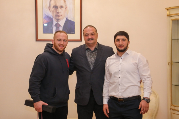 Абдулрашид Садулаев и Кайл Снайдер пообщались с Главой Дагестана