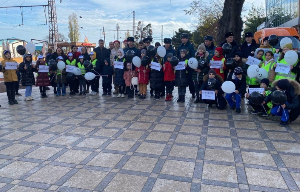 Ко Дню памяти жертв ДТП в Дагестане прошла акция