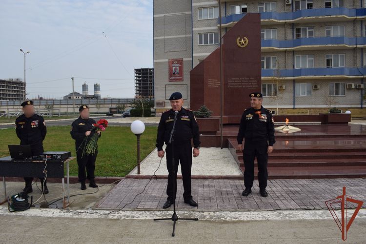 Мероприятие в честь Каспийского ОМОНа провели в Каспийске