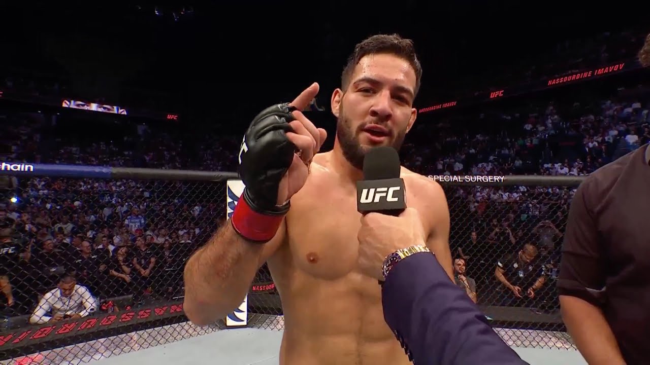 Нассурдин Имавов победил американца на турнире UFC в Париже