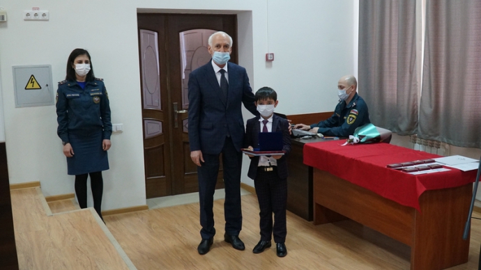 Юные герои Дагестана были торжественно награждены