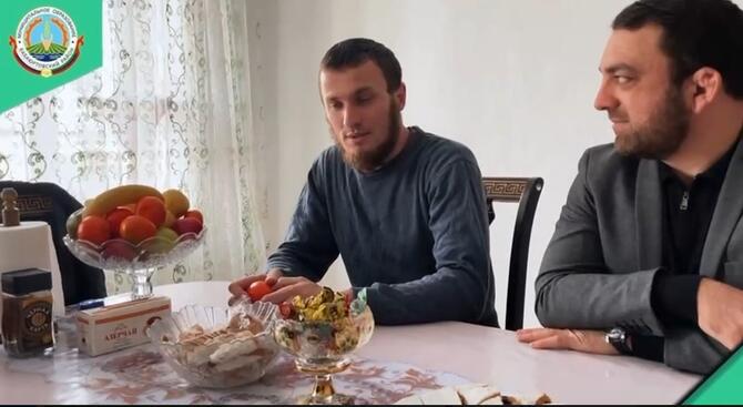 В Бабаюртовском районе посетили семью военнослужащего