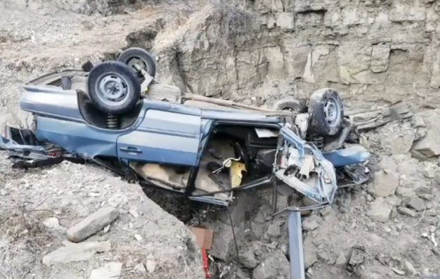 В Хунзахском районе автомобиль слетел в обрыв