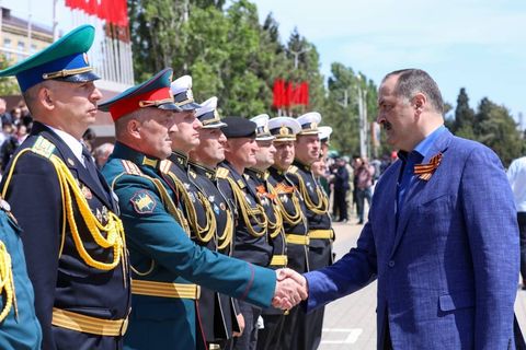 В Каспийске проходит генеральная репетиция военного парада