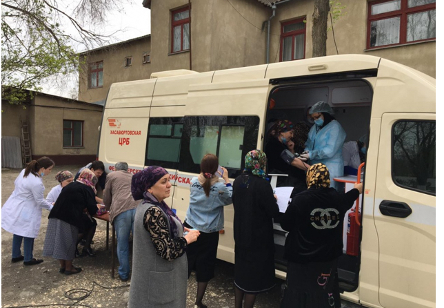 В Хасавюртовском районе Дагестана провели рейдовые мероприятия по контролю за соблюдением ограничительных мер