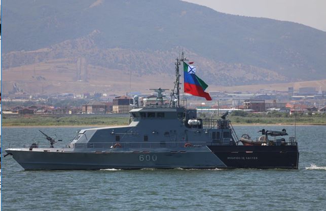 Каспийской флотилии ВМФ России исполнилось 300 лет
