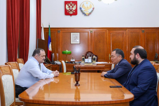 Cергей Меликов встретился с вице-спикером Госдумы Шолбаном Кара-оолом