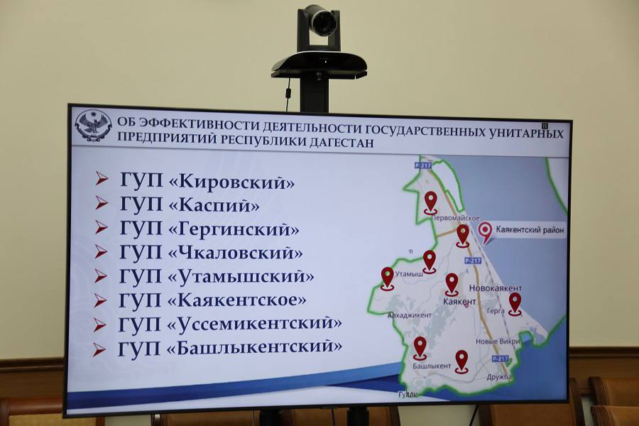 Реорганизация ГУПов сельскохозяйственного профиля в Каякентском районе