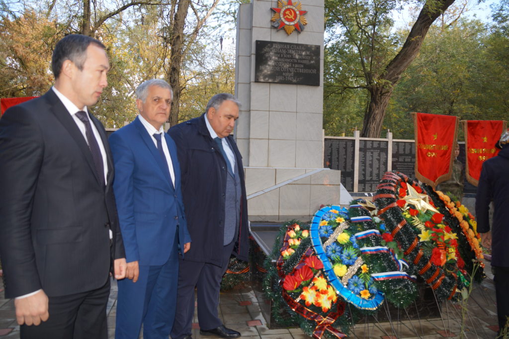 В Терекли-Мектебе провели памятные мероприятия к 80-летию освобождения территории района от нацистских войск