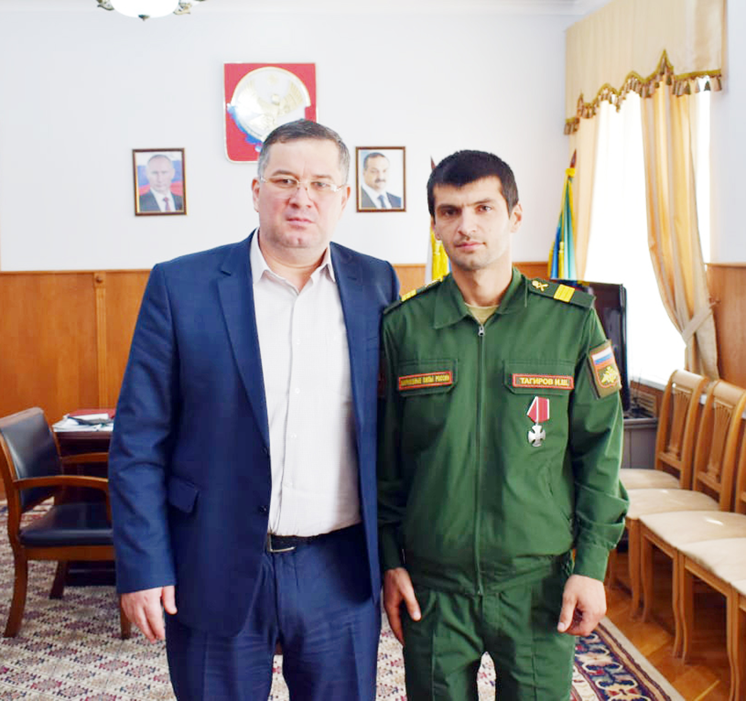 Ибадулла Дагьировгъа Къоччакълыкъны ордени тапшурулгъан