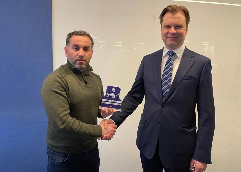 Дагестанского журналиста наградили «За смелость при выполнении служебного долга в зоне СВО»