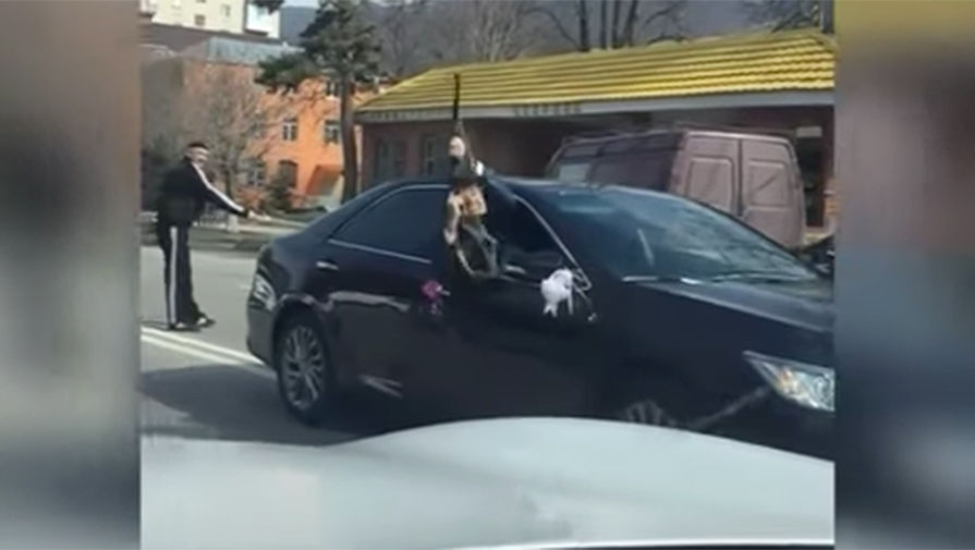 Дербентские лихачи свадебного кортежа задержаны и наказаны