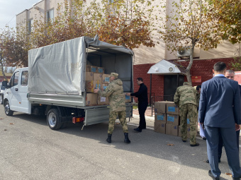 Очередная отправка гуманитарной помощи дагестанским бойцам