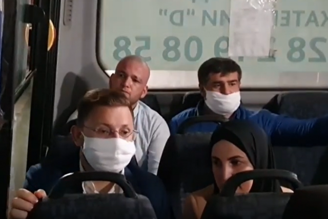 Салман Дадаев проехался на маршрутке из Махачкалы до Ленинкента и обратно