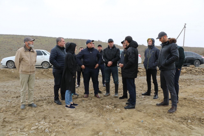 Нариман Абдулмуталибов осмотрел площадку строительства мусоросортировочного комплекса