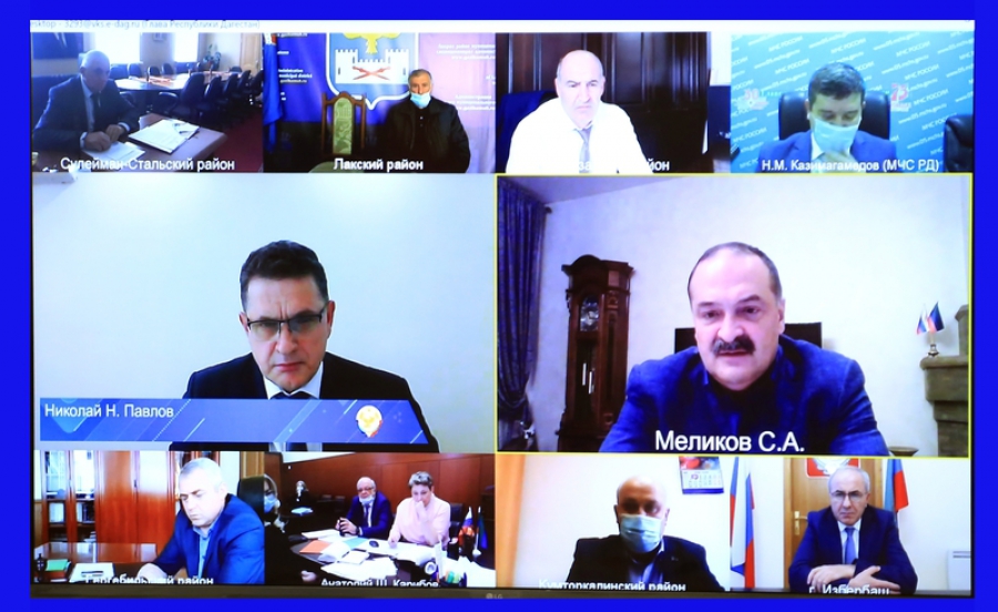 Сергей Меликов провел первое совещание Оперативного штаба в этом году