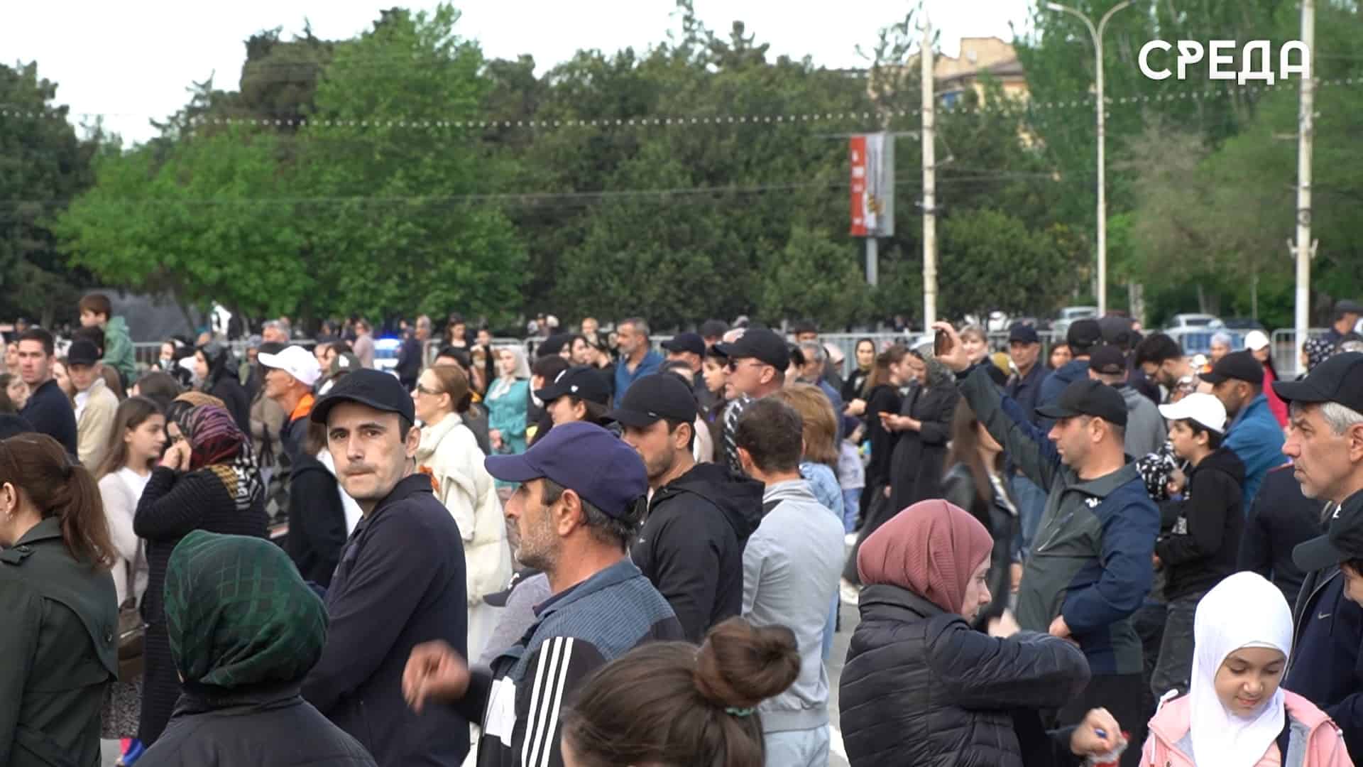 Более 10 тысяч жителей Каспийска приняли участие в мероприятиях в День Победы