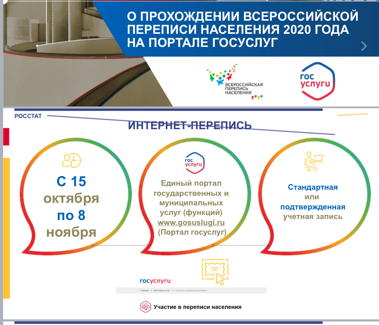 Дагестанцы смогут принять участие в переписи населения через интернет с помощью портала «Госуслуги»