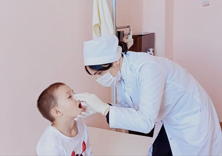 В Дахадаевском районе на 97,4%  выполнена иммунизация от полиомиелита Диана Муталибова