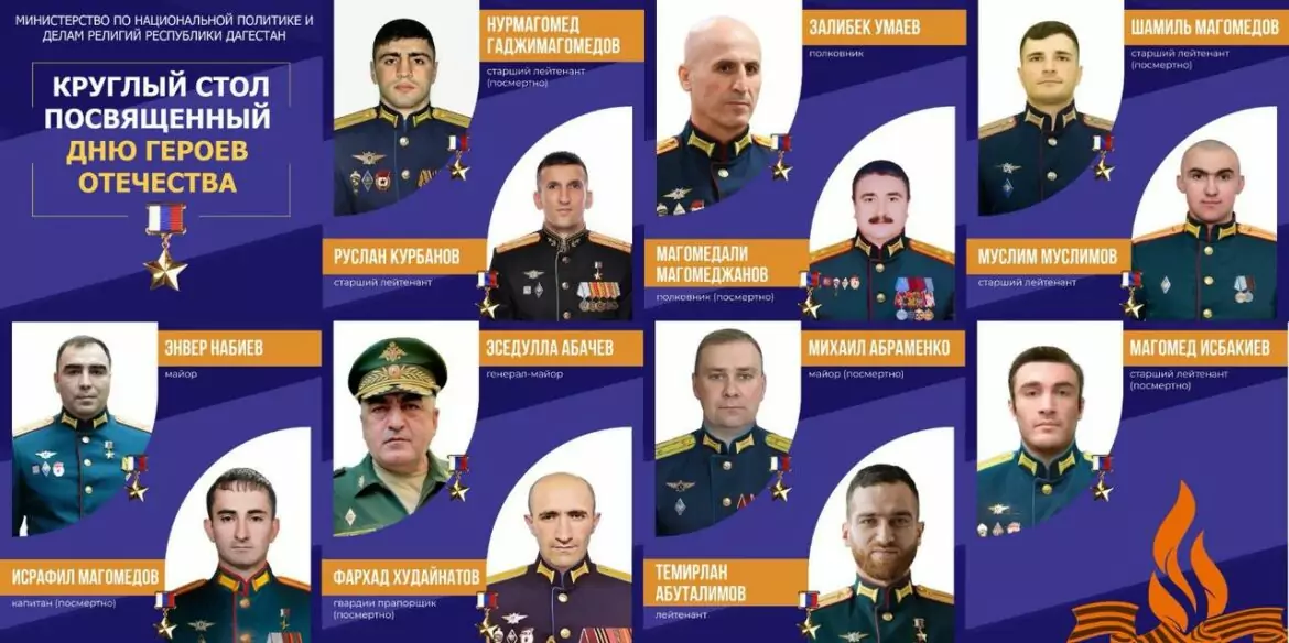В Махачкале пройдет круглый стол ко Дню Героев Отечества